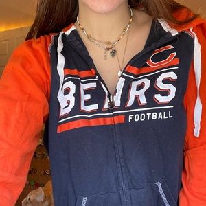 Chicago Bears Zip Up Hoodie